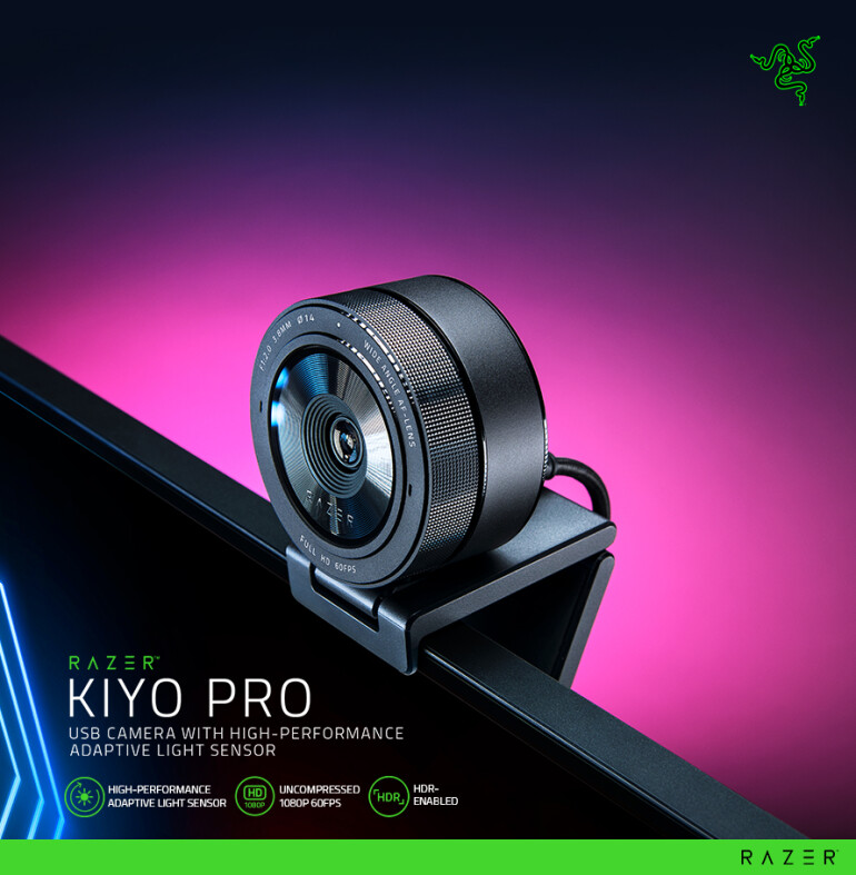 레이저, 전문가 용 고화질 웹캠 ‘Laser Kiyo Pro’-Cnet Korea 출시