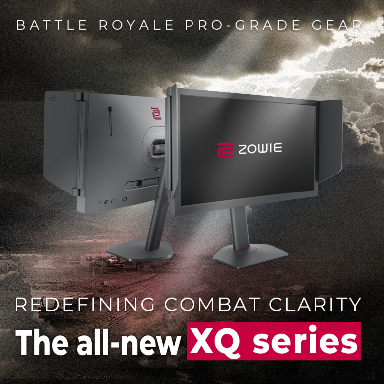 BenQ Zowie Launches XQ2766X: 27-inch QHD 360Hz Gaming Monitor Tailored for Battle Royale Games